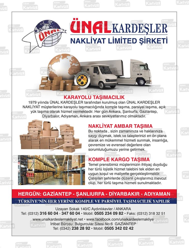 Ünal Kardeşler Nakliyat Ankara